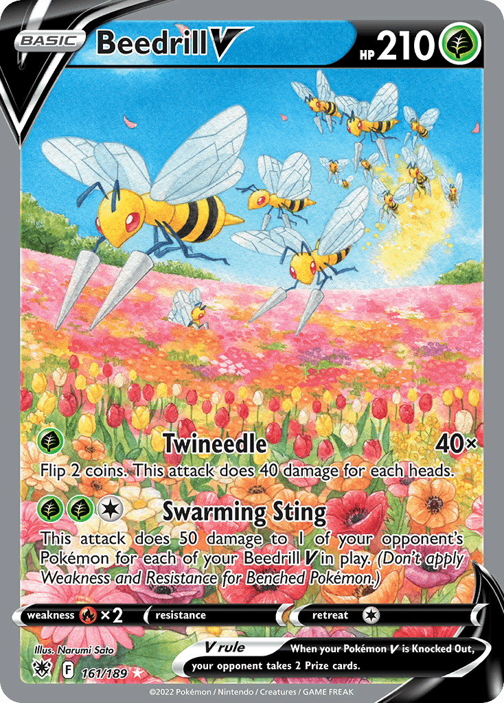 Beedrill V, kortbilde fra pokemontcg.io