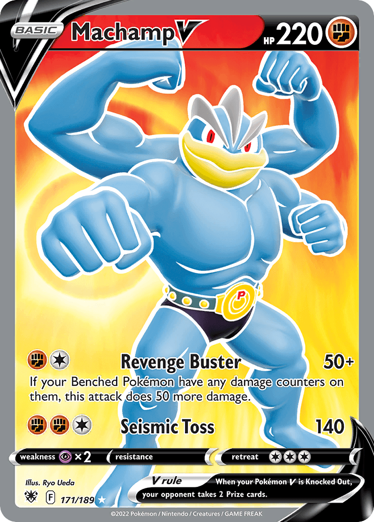Machamp V, kortbilde fra pokemontcg.io