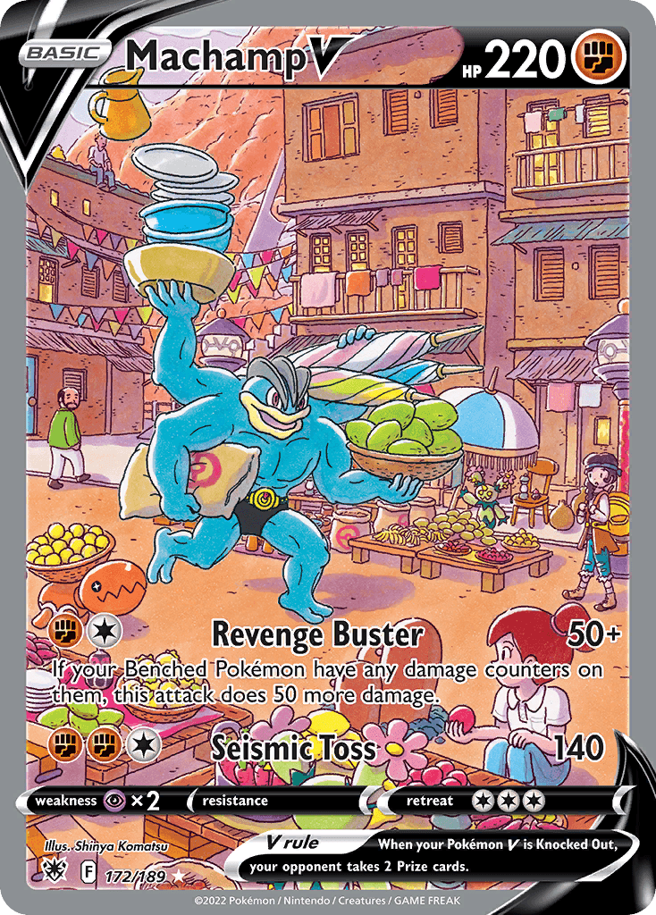 Machamp V, kortbilde fra pokemontcg.io