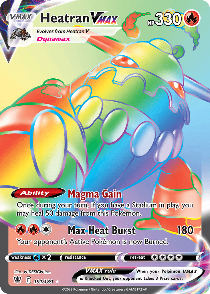Heatran VMAX, kortbilde fra pokemontcg.io