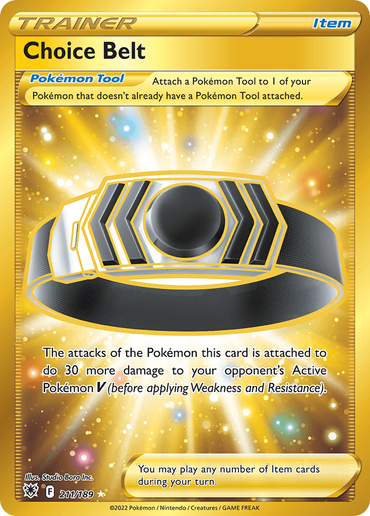 Choice Belt, kortbilde fra pokemontcg.io