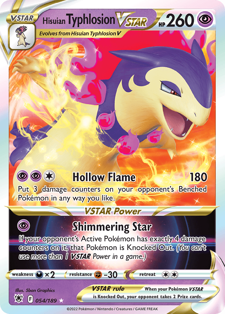 Hisuian Typhlosion VSTAR, kortbilde fra pokemontcg.io