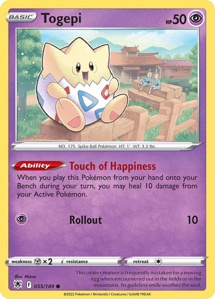 Togepi, kortbilde fra pokemontcg.io