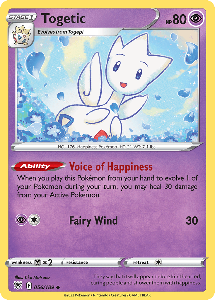 Togetic, kortbilde fra pokemontcg.io