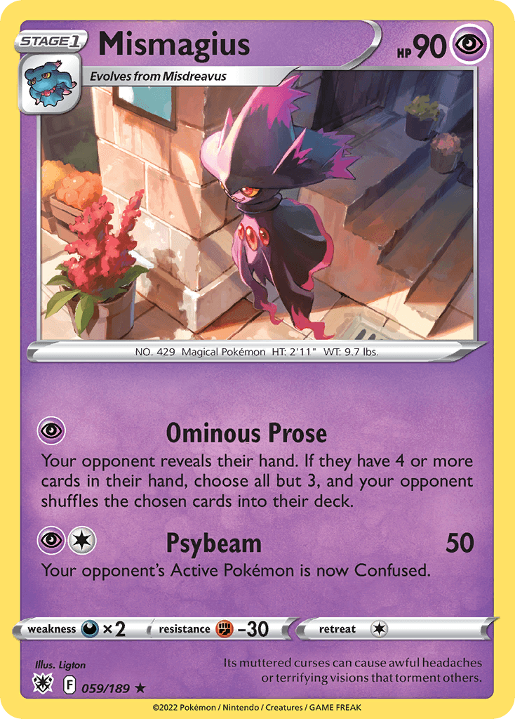 Mismagius, kortbilde fra pokemontcg.io