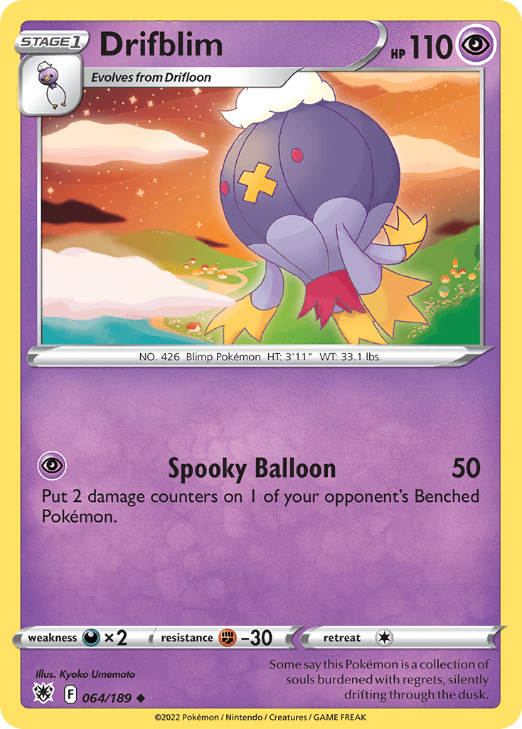 Drifblim, kortbilde fra pokemontcg.io