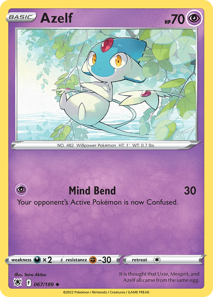 Azelf, kortbilde fra pokemontcg.io