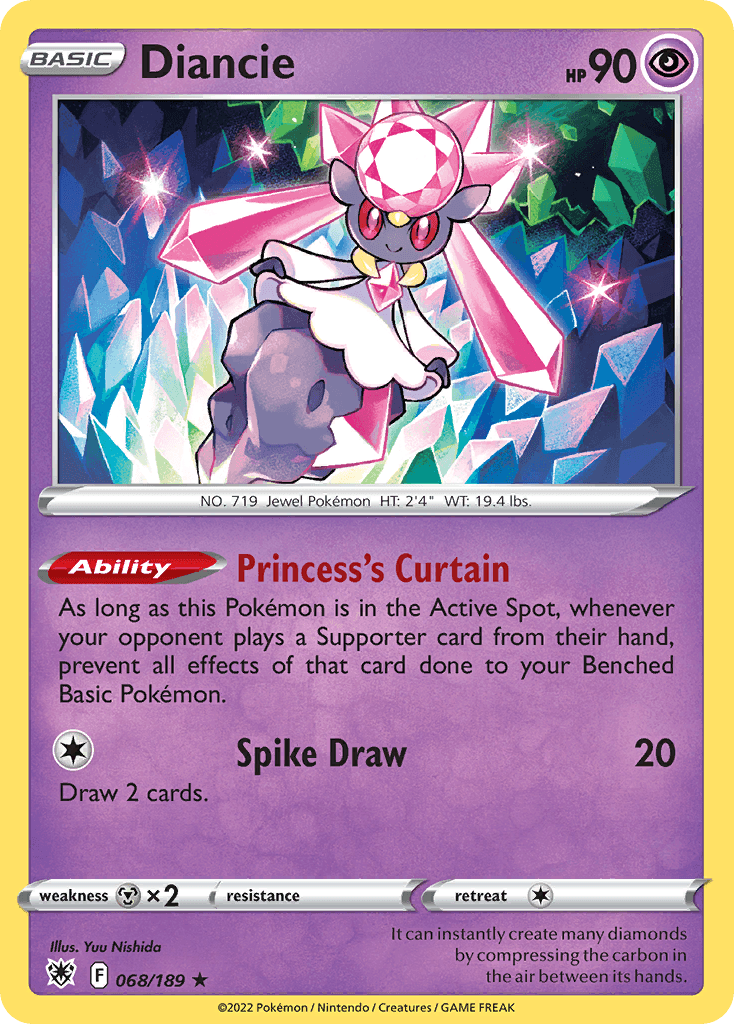 Diancie, kortbilde fra pokemontcg.io