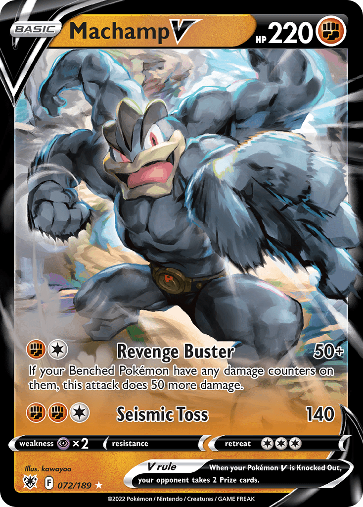 Machamp V, kortbilde fra pokemontcg.io