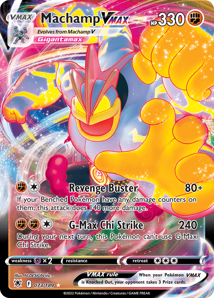Machamp VMAX, kortbilde fra pokemontcg.io
