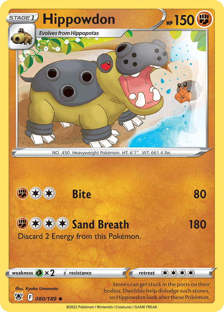 Hippowdon, kortbilde fra pokemontcg.io