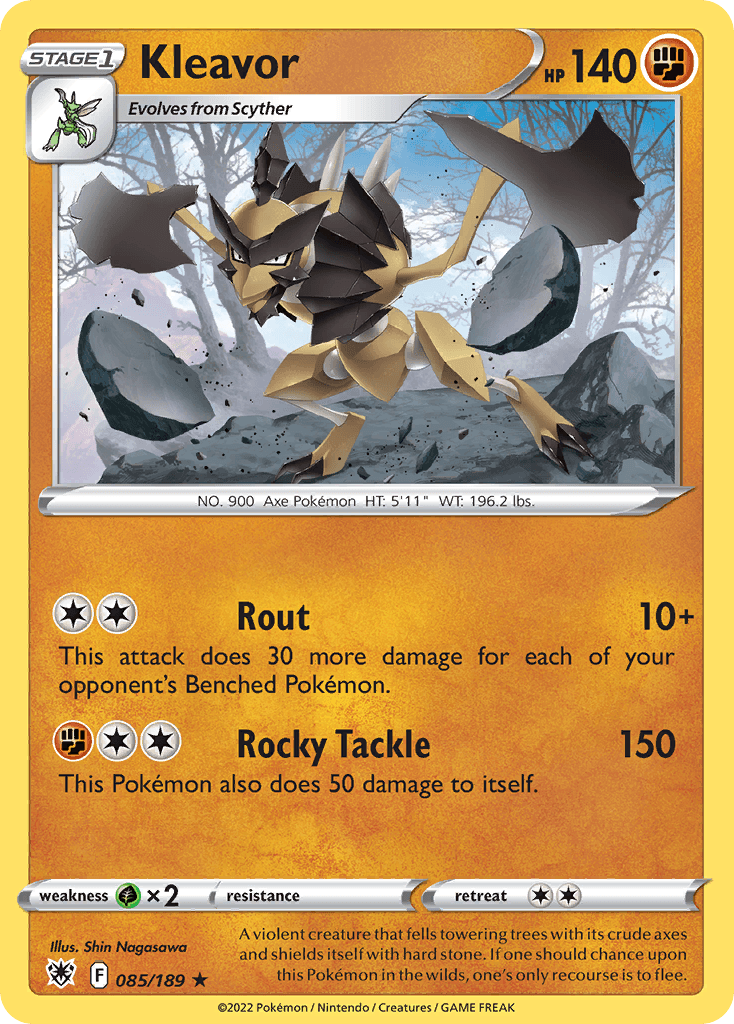 Kleavor, kortbilde fra pokemontcg.io