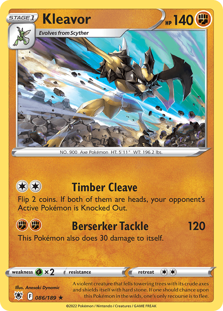 Kleavor, kortbilde fra pokemontcg.io