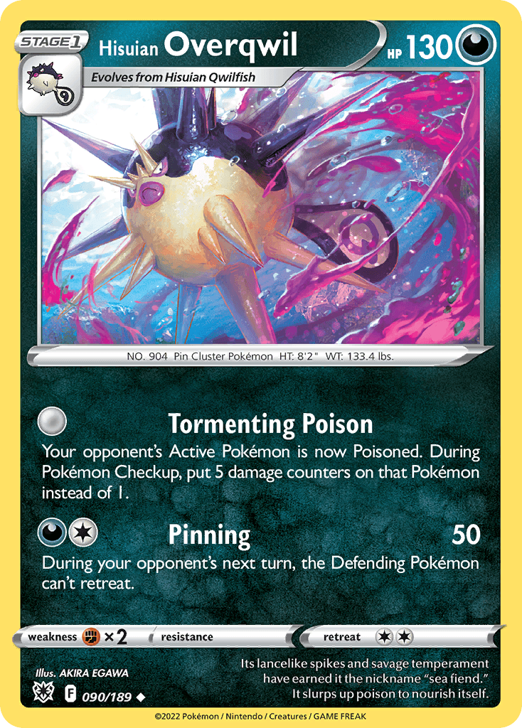 Hisuian Overqwil, kortbilde fra pokemontcg.io