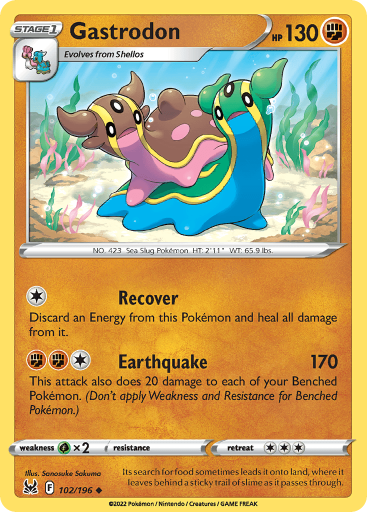 Gastrodon, kortbilde fra pokemontcg.io