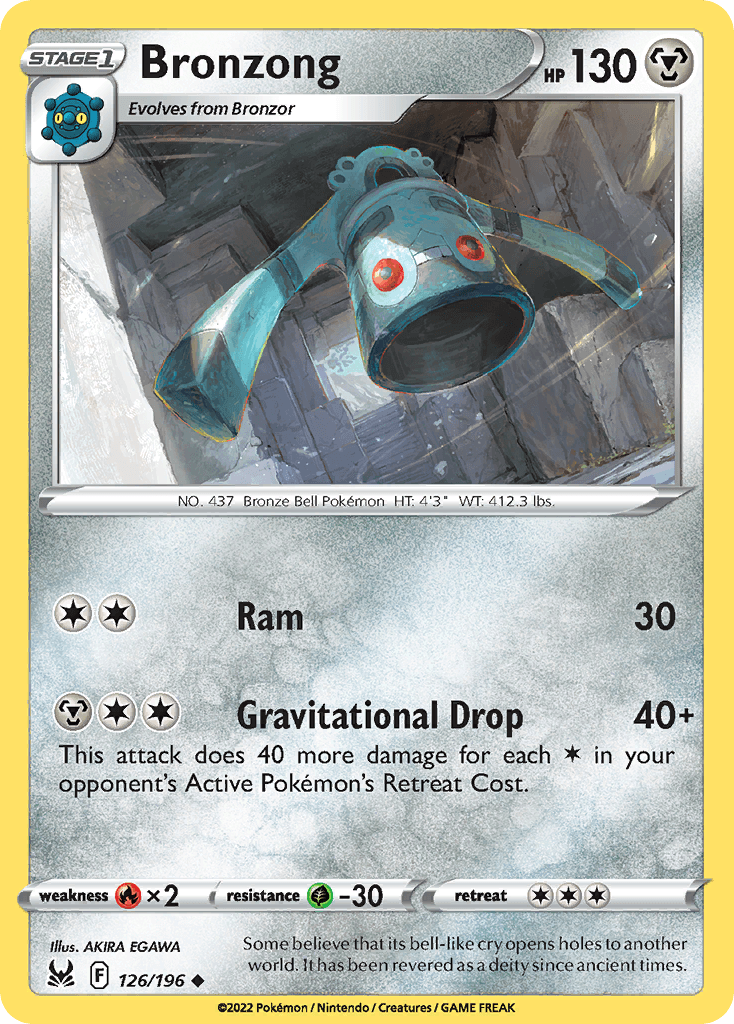 Bronzong, kortbilde fra pokemontcg.io
