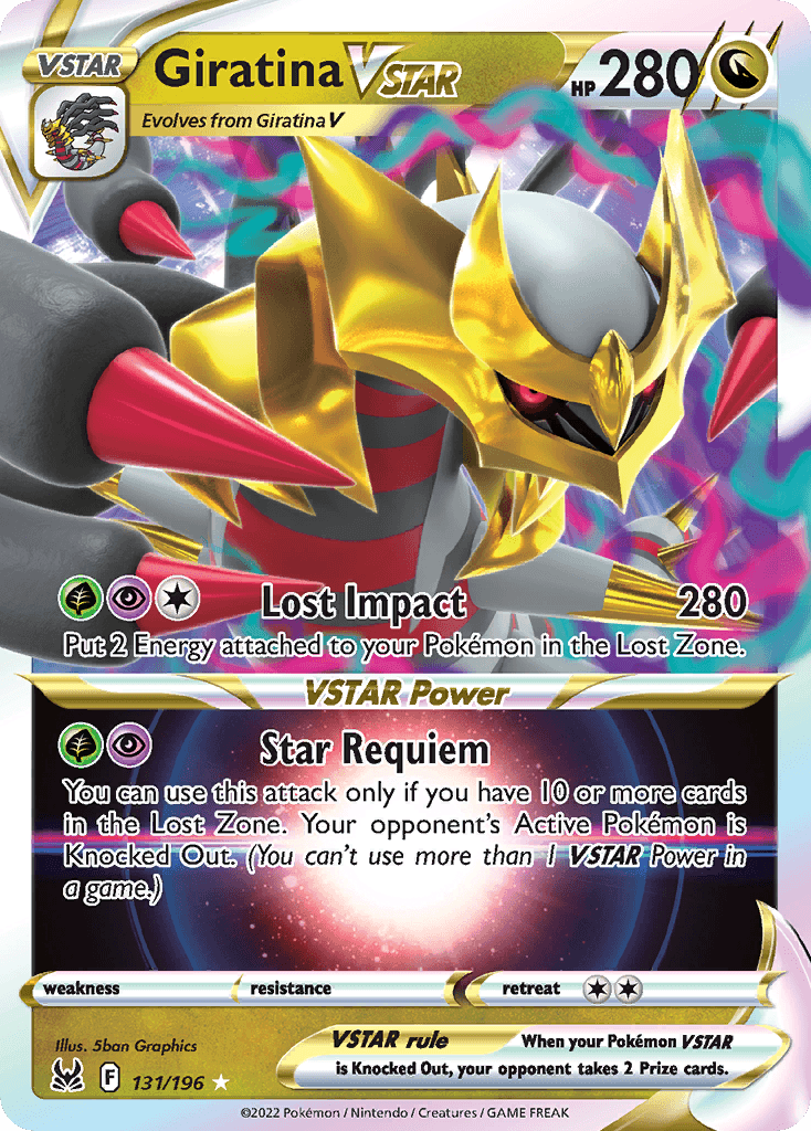 Giratina VSTAR, kortbilde fra pokemontcg.io