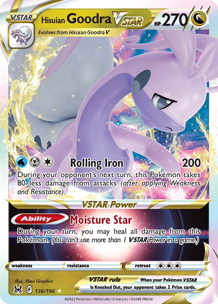 Hisuian Goodra VSTAR, kortbilde fra pokemontcg.io