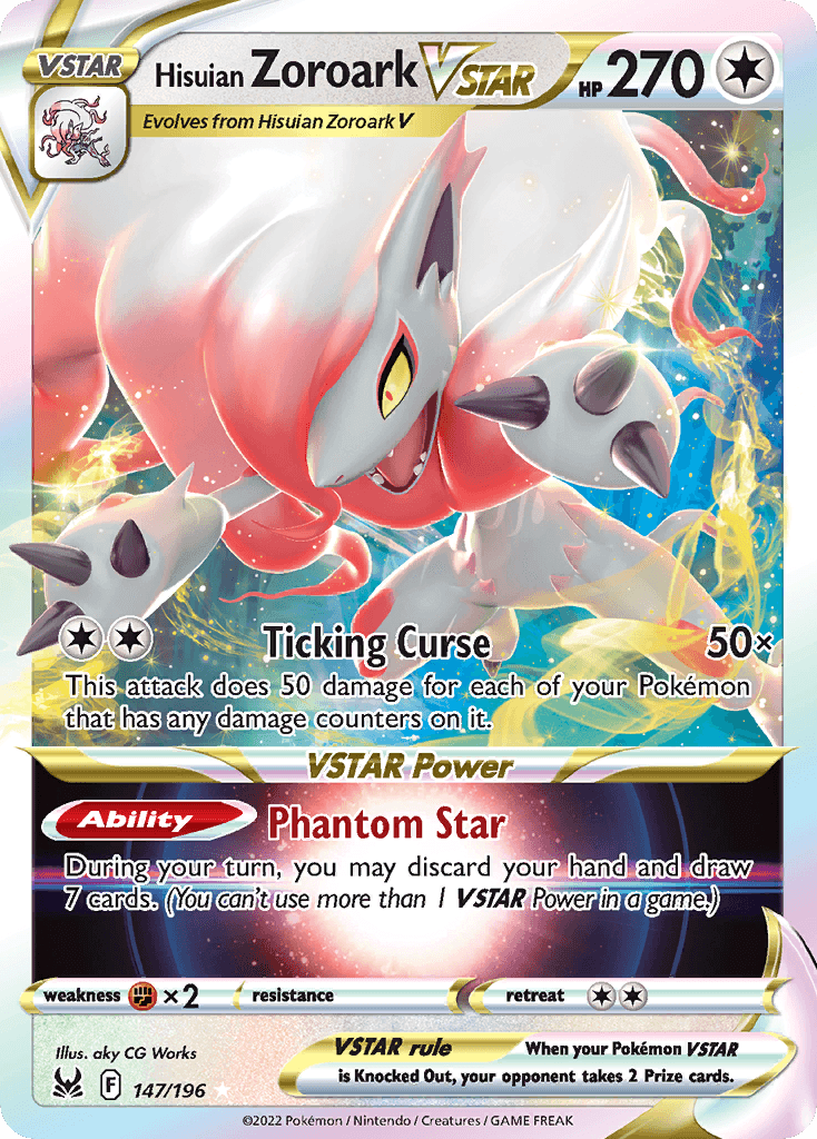 Hisuian Zoroark VSTAR, kortbilde fra pokemontcg.io