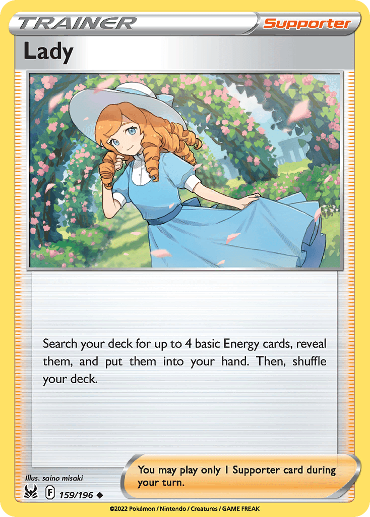 Lady, kortbilde fra pokemontcg.io