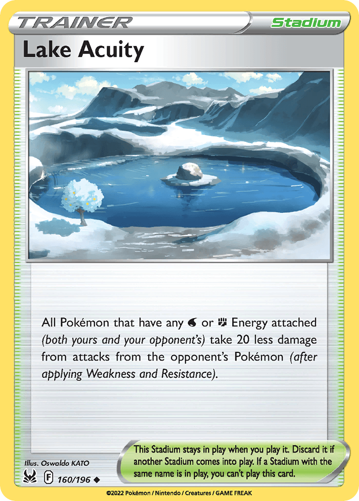 Lake Acuity, kortbilde fra pokemontcg.io