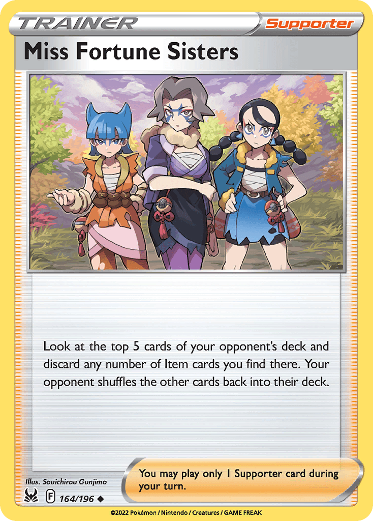 Miss Fortune Sisters, kortbilde fra pokemontcg.io