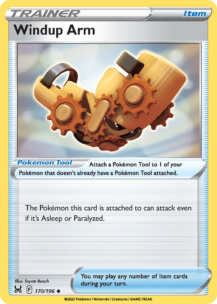 Windup Arm, kortbilde fra pokemontcg.io