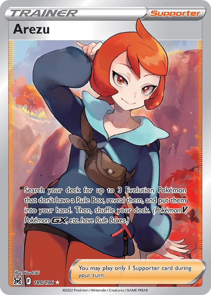 Arezu, kortbilde fra pokemontcg.io