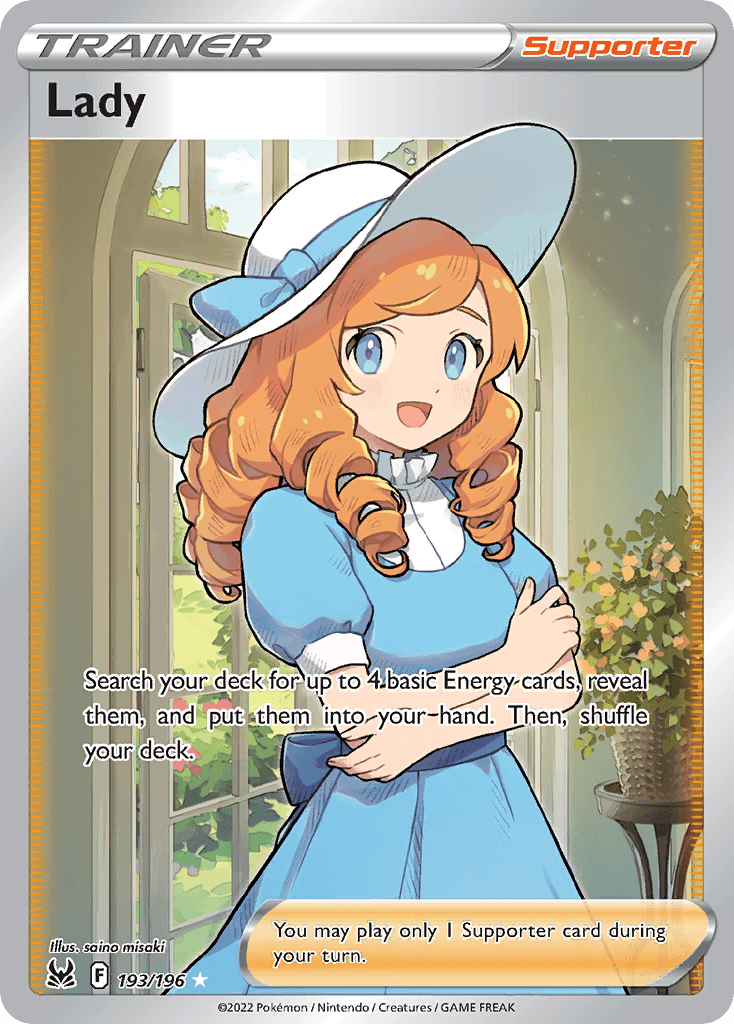 Lady, kortbilde fra pokemontcg.io