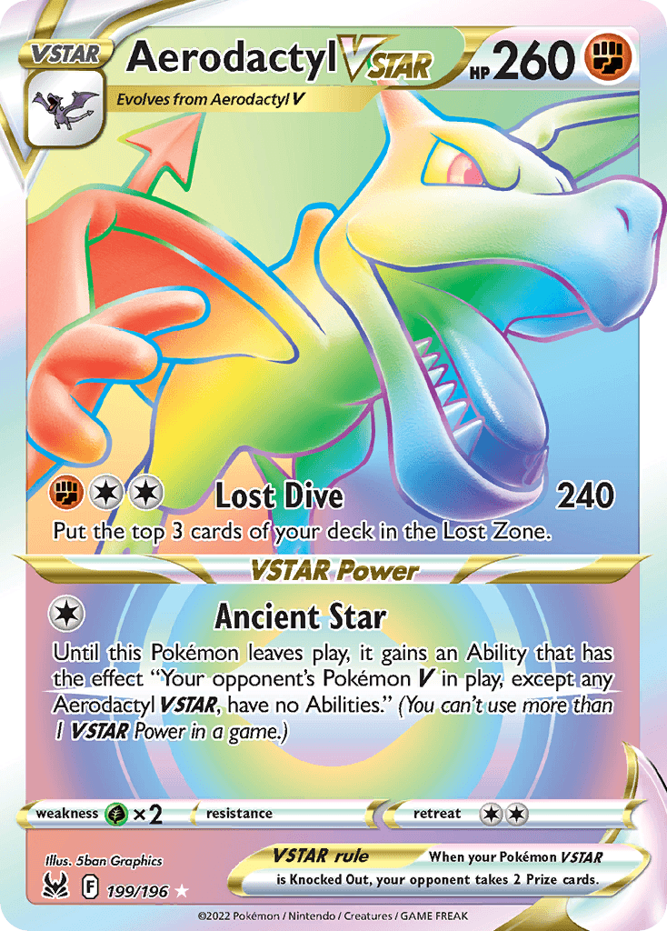Aerodactyl VSTAR, kortbilde fra pokemontcg.io