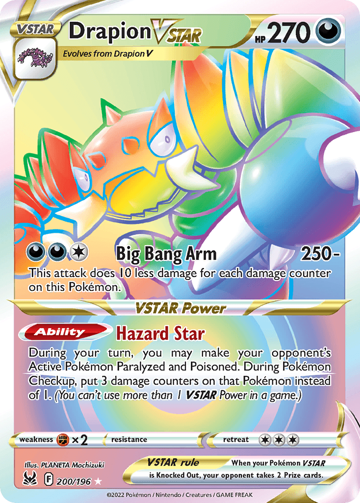 Drapion VSTAR, kortbilde fra pokemontcg.io