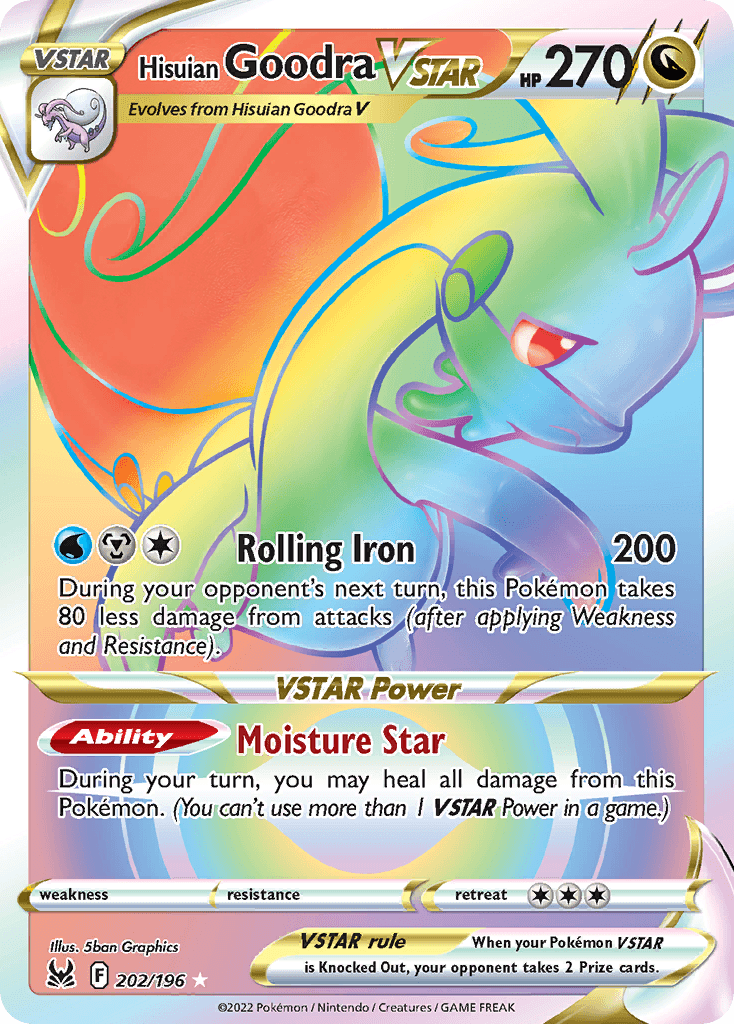 Hisuian Goodra VSTAR, kortbilde fra pokemontcg.io