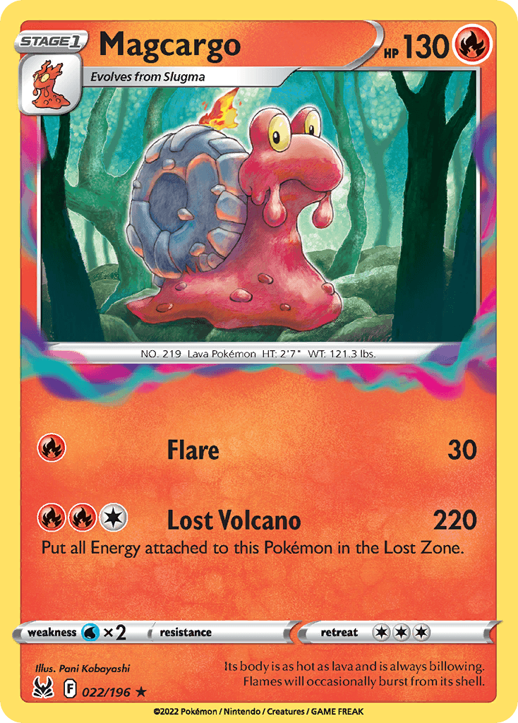Magcargo, kortbilde fra pokemontcg.io