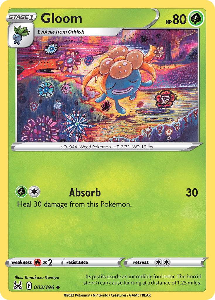 Gloom, kortbilde fra pokemontcg.io