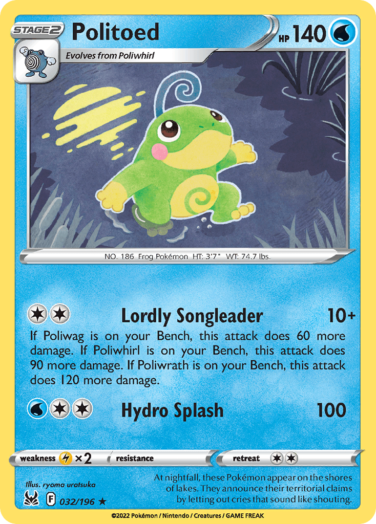 Politoed, kortbilde fra pokemontcg.io