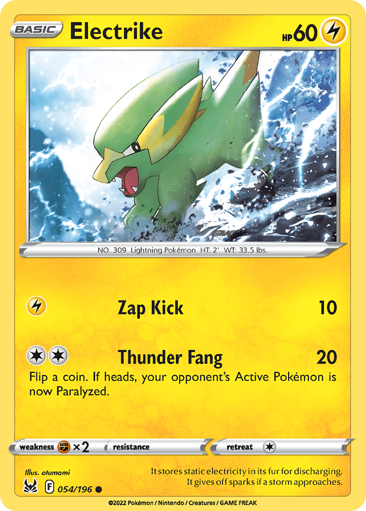 Electrike, kortbilde fra pokemontcg.io