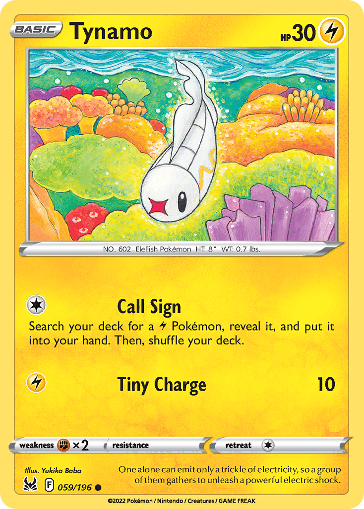 Tynamo, kortbilde fra pokemontcg.io
