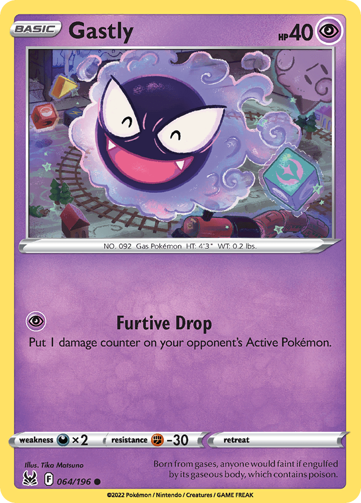 Gastly, kortbilde fra pokemontcg.io