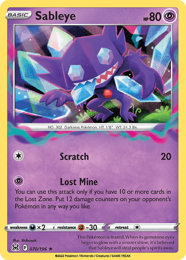 Sableye, kortbilde fra pokemontcg.io