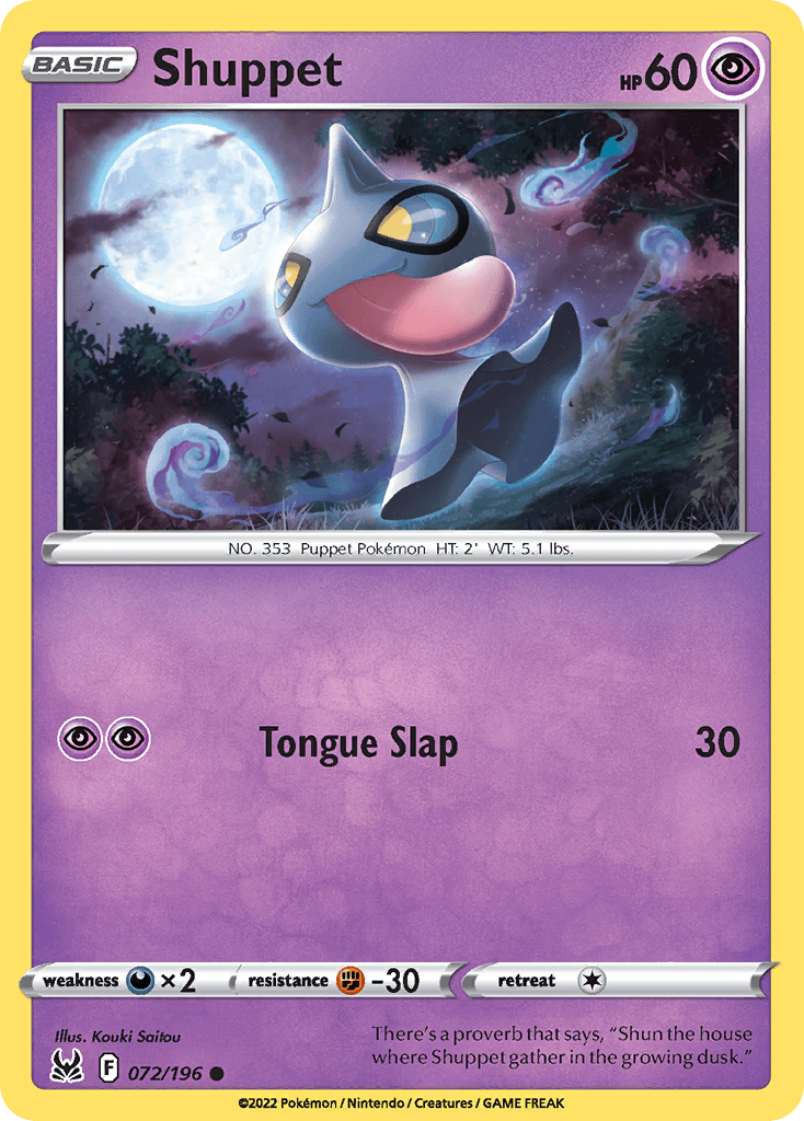 Shuppet, kortbilde fra pokemontcg.io