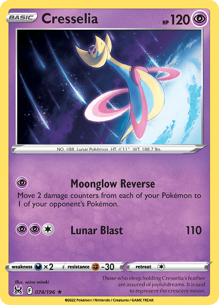 Cresselia, kortbilde fra pokemontcg.io