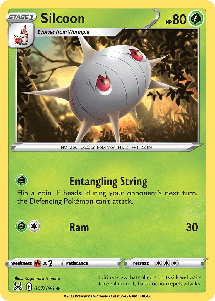 Silcoon, kortbilde fra pokemontcg.io