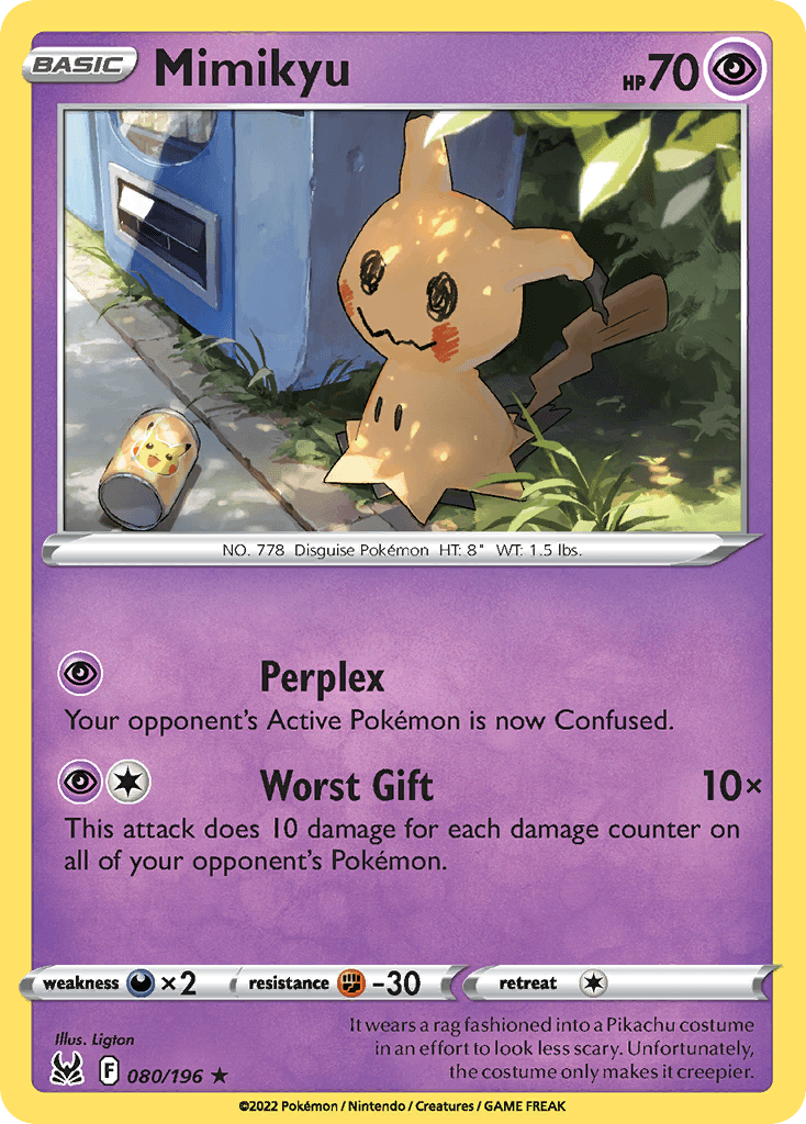 Mimikyu, kortbilde fra pokemontcg.io