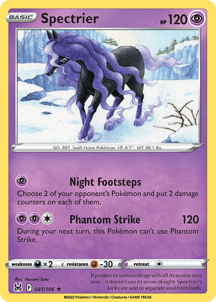 Spectrier, kortbilde fra pokemontcg.io
