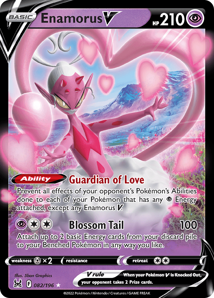 Enamorus V, kortbilde fra pokemontcg.io