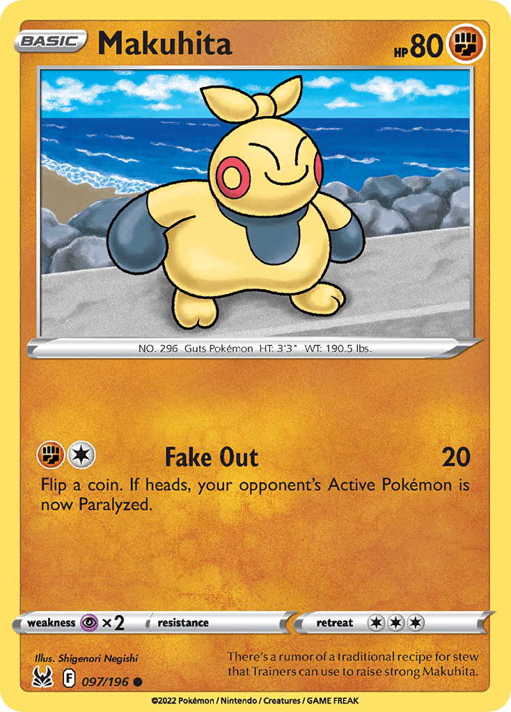 Makuhita, kortbilde fra pokemontcg.io