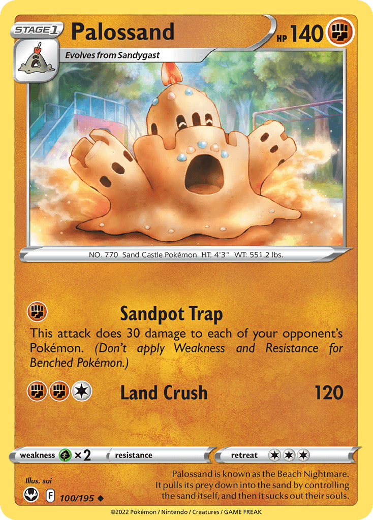 Palossand, kortbilde fra pokemontcg.io