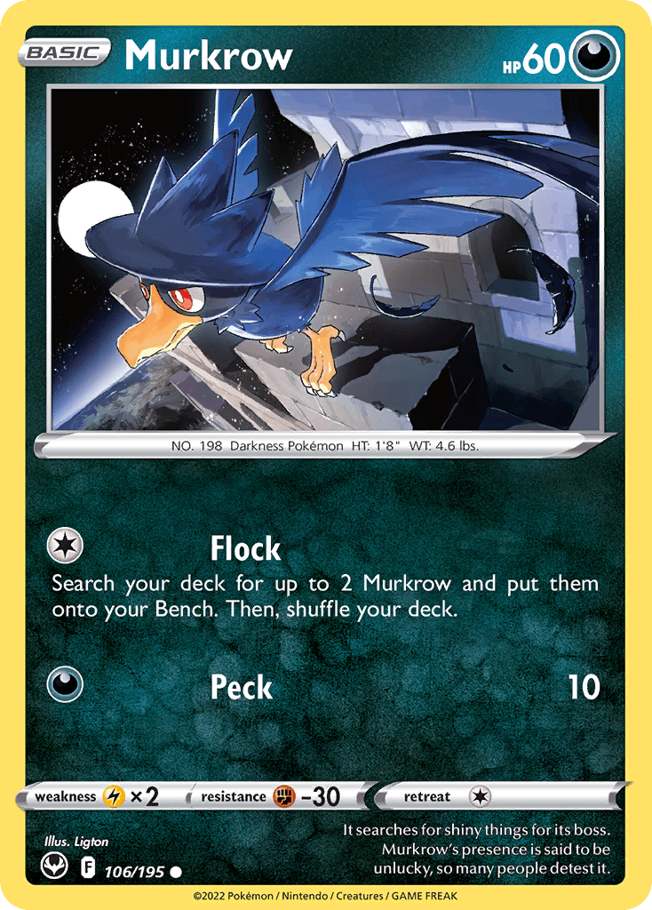 Murkrow, kortbilde fra pokemontcg.io