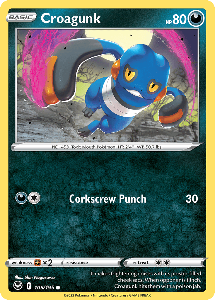Croagunk, kortbilde fra pokemontcg.io