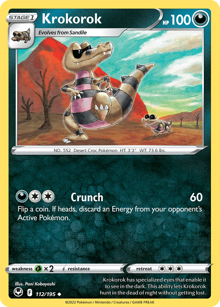 Krokorok, kortbilde fra pokemontcg.io